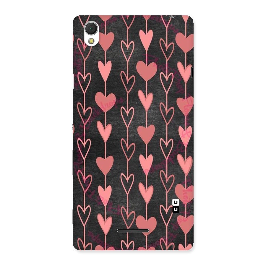 Chain Of Hearts Back Case for Sony Xperia T3