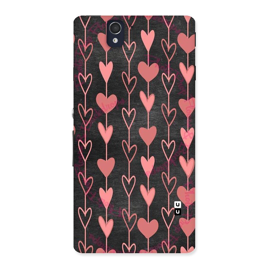 Chain Of Hearts Back Case for Sony Xperia Z