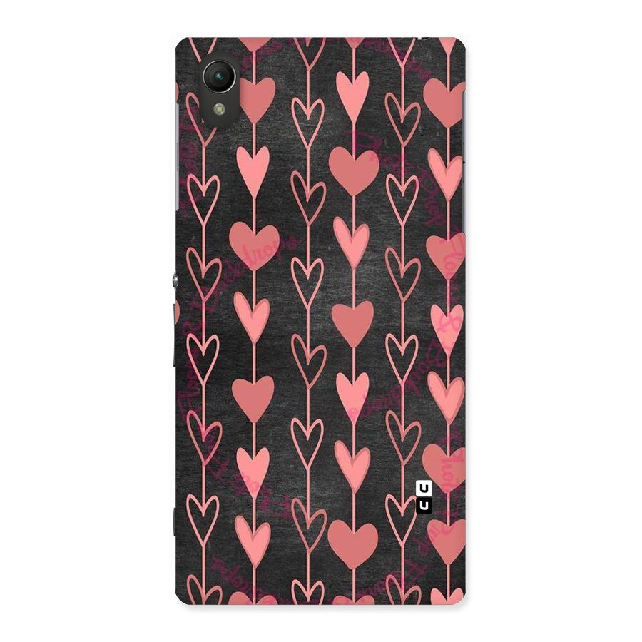 Chain Of Hearts Back Case for Sony Xperia Z1