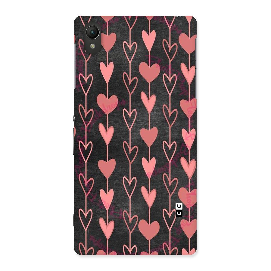 Chain Of Hearts Back Case for Sony Xperia Z2