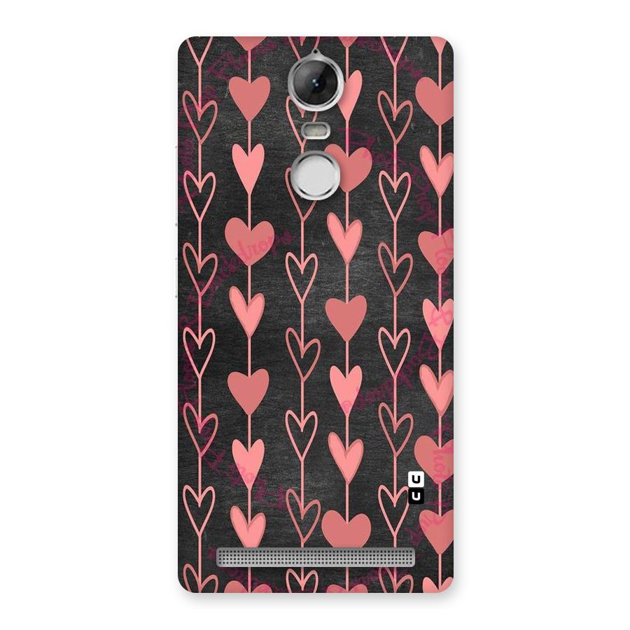 Chain Of Hearts Back Case for Vibe K5 Note