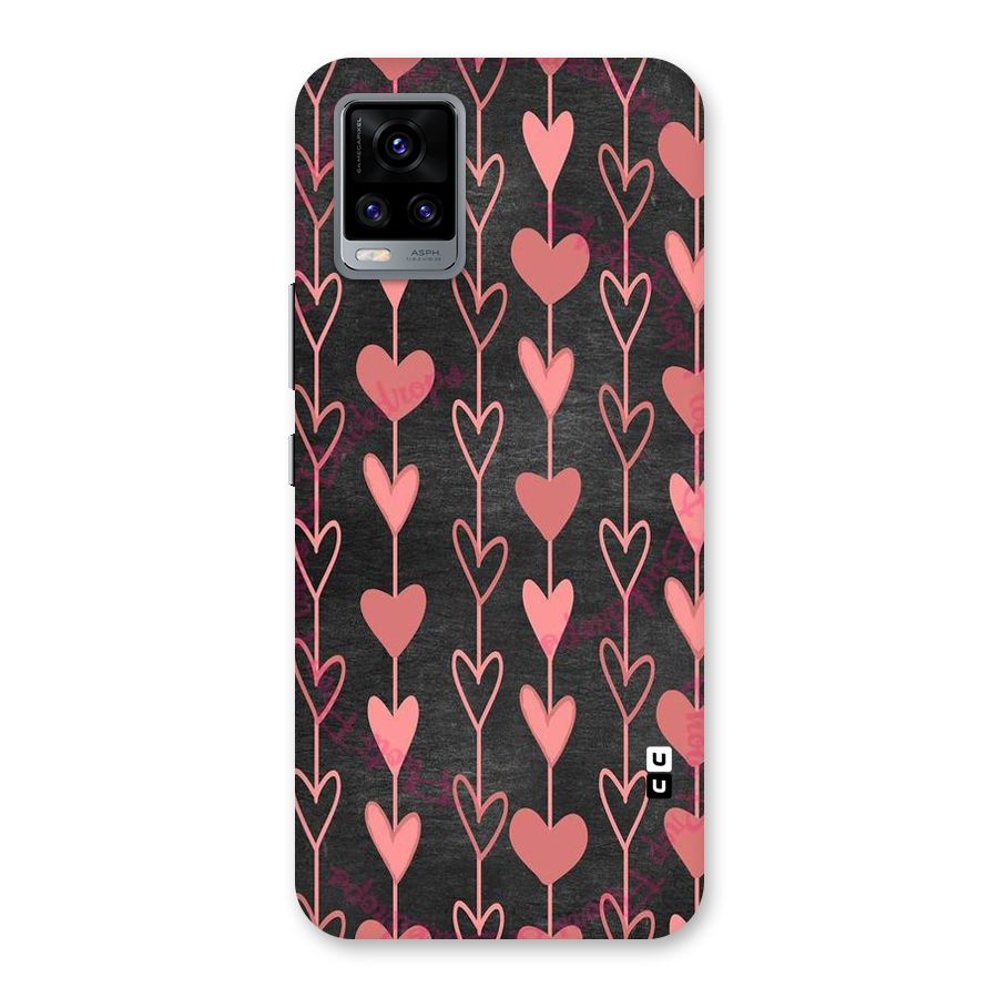 Chain Of Hearts Back Case for Vivo V20