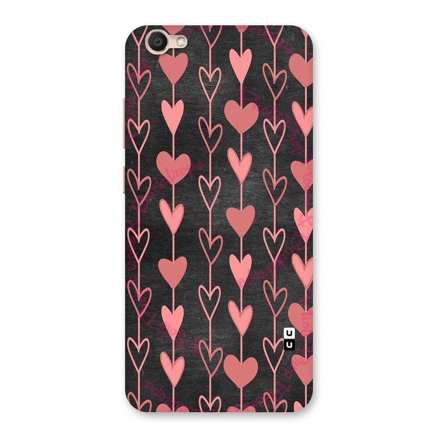 Chain Of Hearts Back Case for Vivo V5