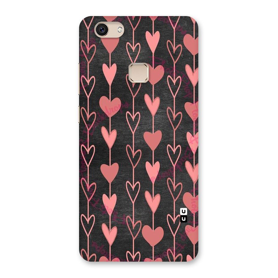 Chain Of Hearts Back Case for Vivo V7