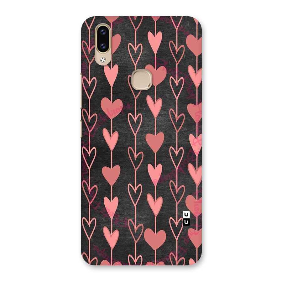 Chain Of Hearts Back Case for Vivo V9 Youth