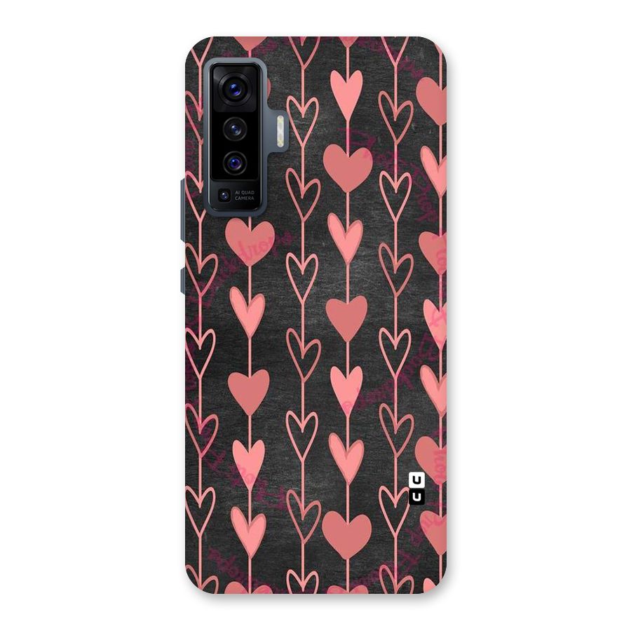 Chain Of Hearts Back Case for Vivo X50