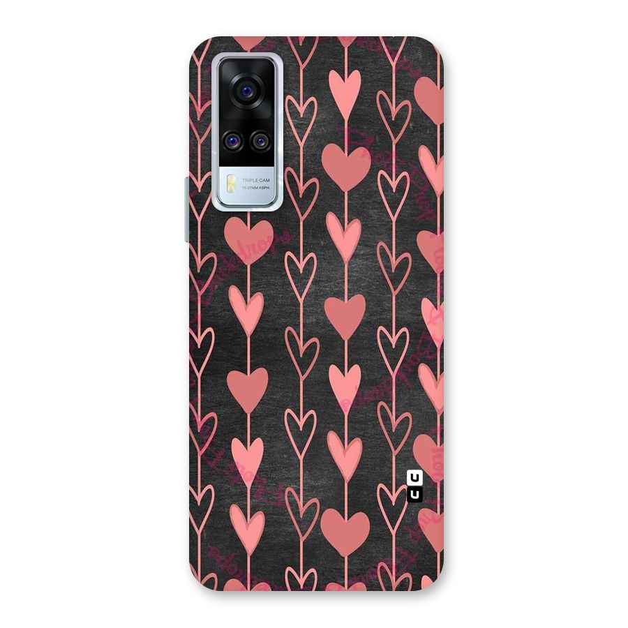Chain Of Hearts Back Case for Vivo Y31