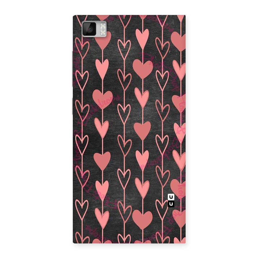 Chain Of Hearts Back Case for Xiaomi Mi3
