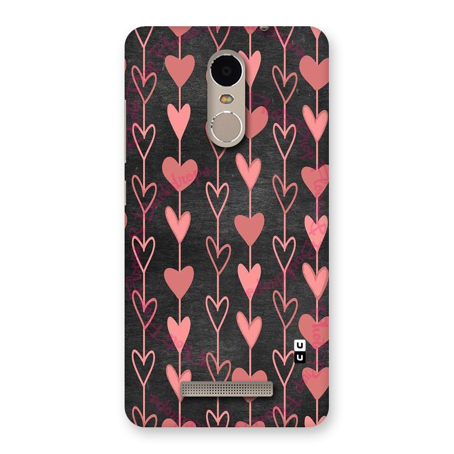 Chain Of Hearts Back Case for Xiaomi Redmi Note 3