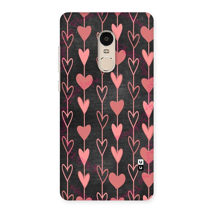 Chain Of Hearts Back Case for Xiaomi Redmi Note 4