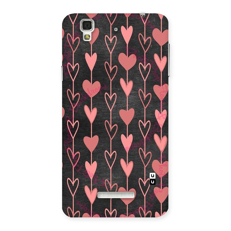 Chain Of Hearts Back Case for Yu Yureka