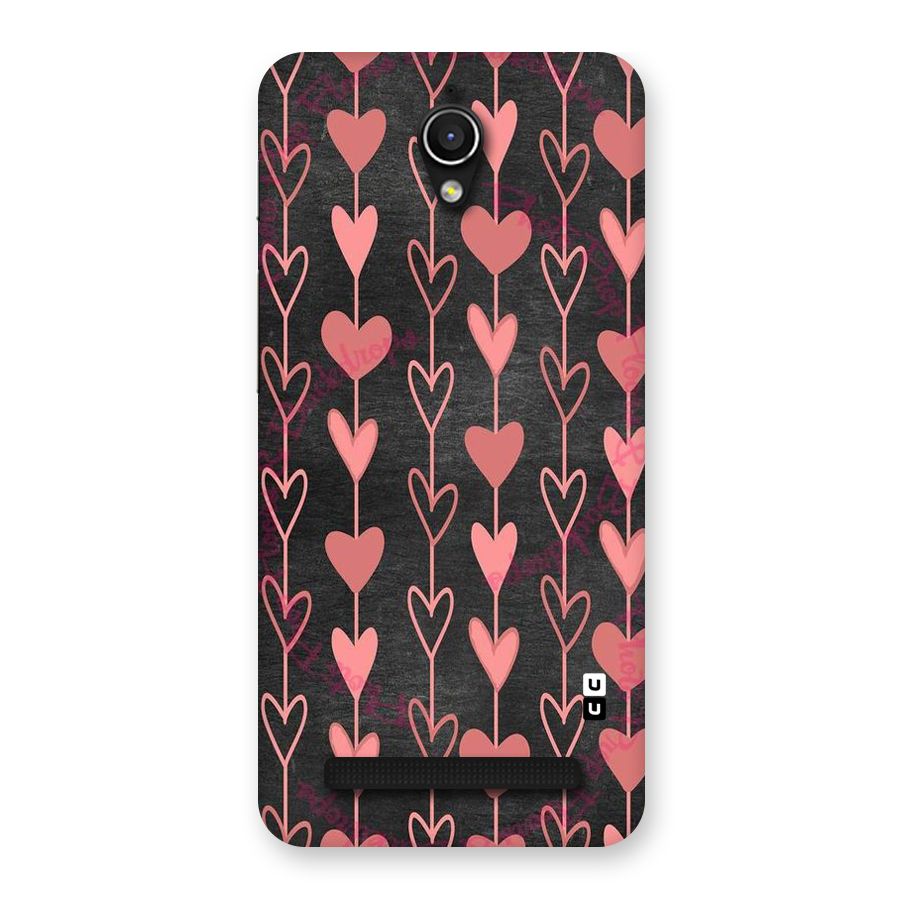 Chain Of Hearts Back Case for Zenfone Go
