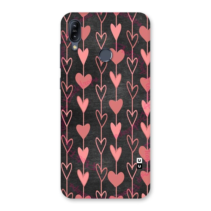 Chain Of Hearts Back Case for Zenfone Max M2