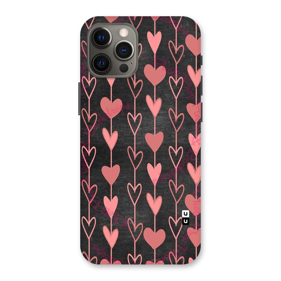 Chain Of Hearts Back Case for iPhone 12 Pro Max