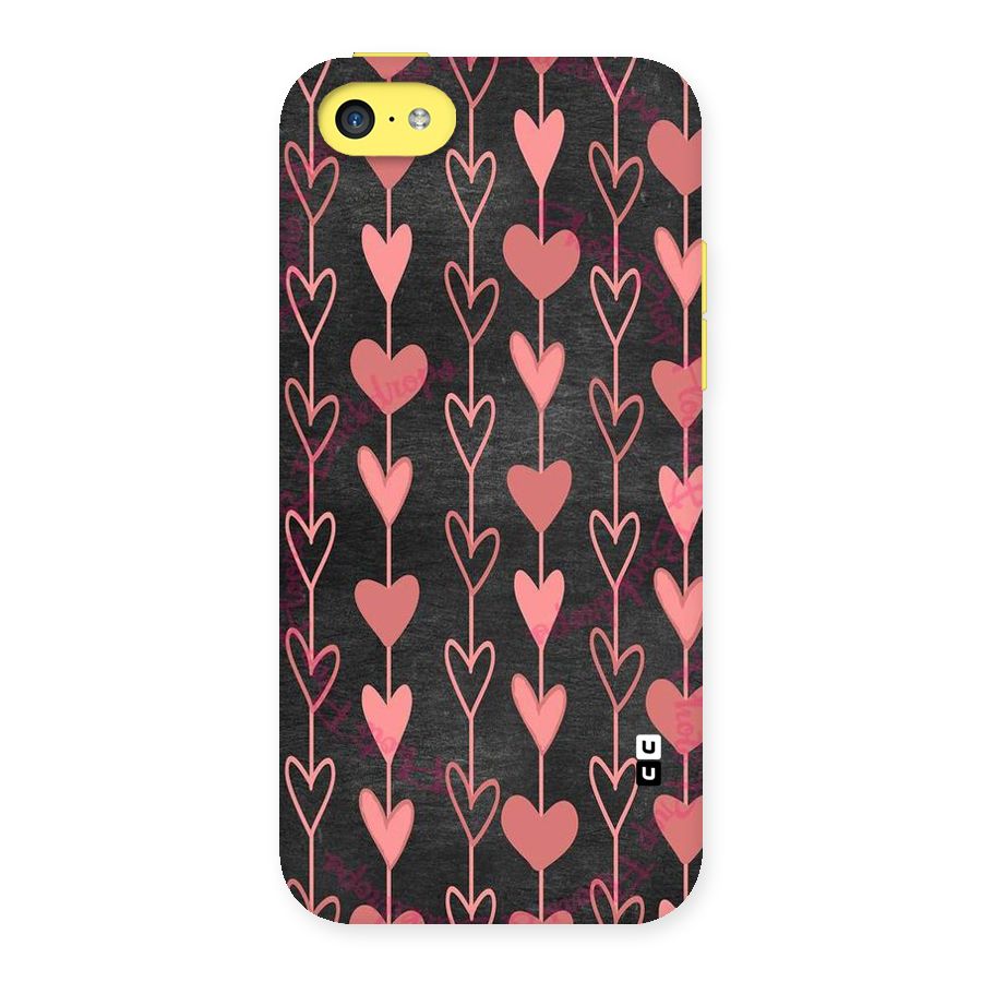 Chain Of Hearts Back Case for iPhone 5C