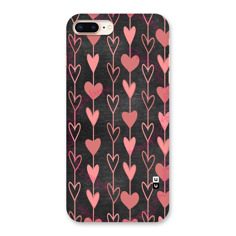 Chain Of Hearts Back Case for iPhone 8 Plus
