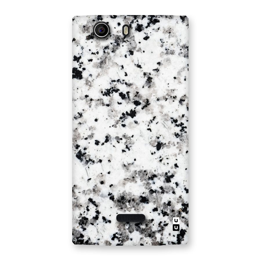 Charcoal Spots Marble Back Case for Canvas Nitro 2 E311