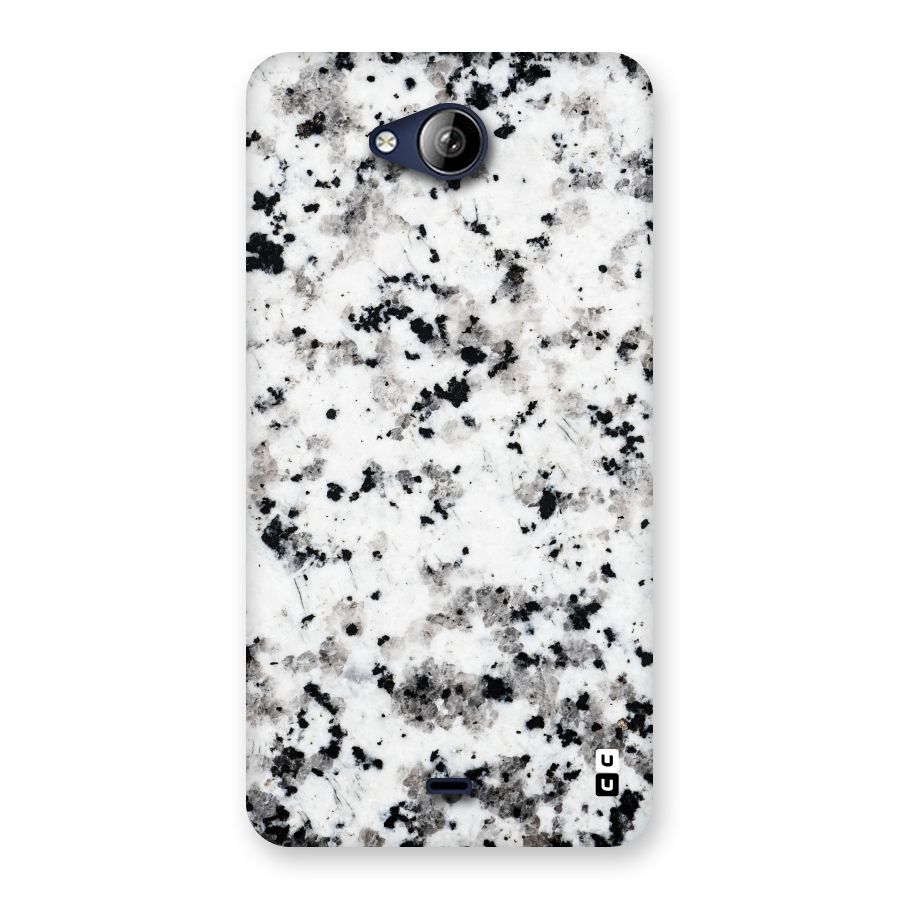 Charcoal Spots Marble Back Case for Canvas Play Q355
