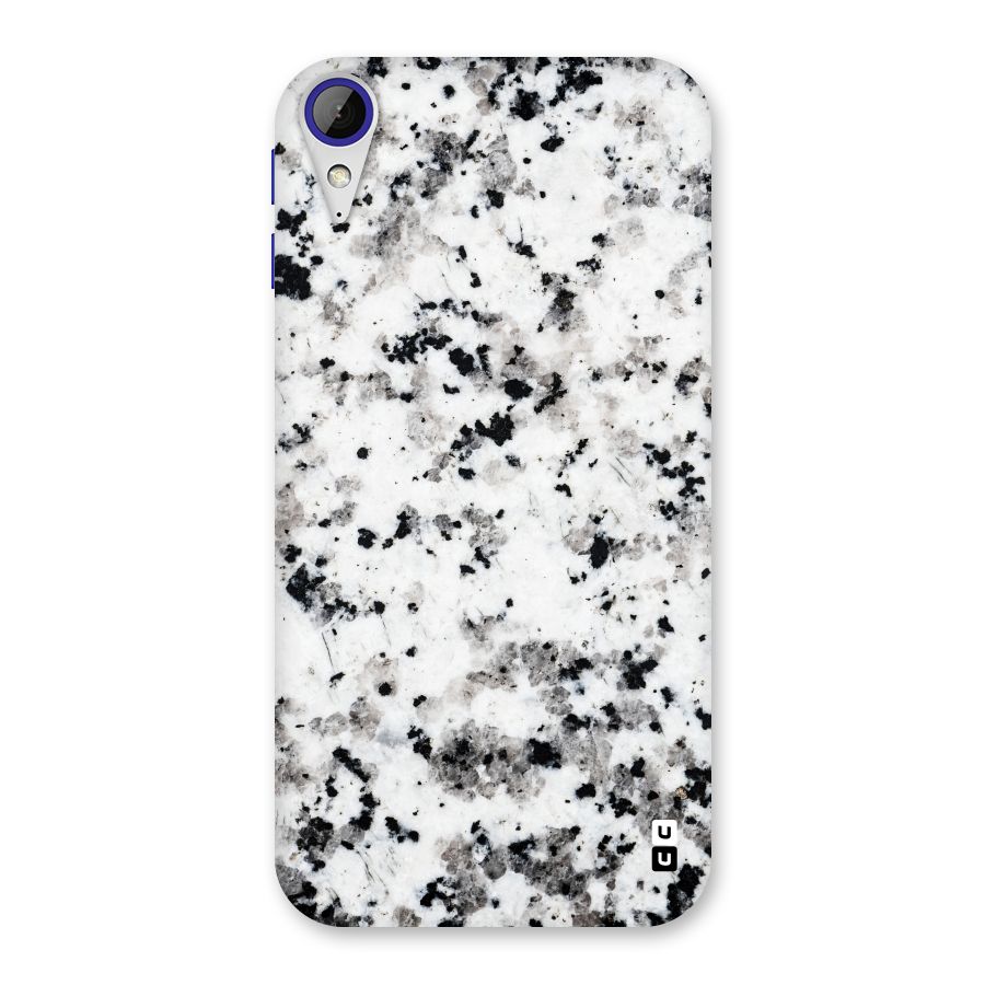 Charcoal Spots Marble Back Case for Desire 830
