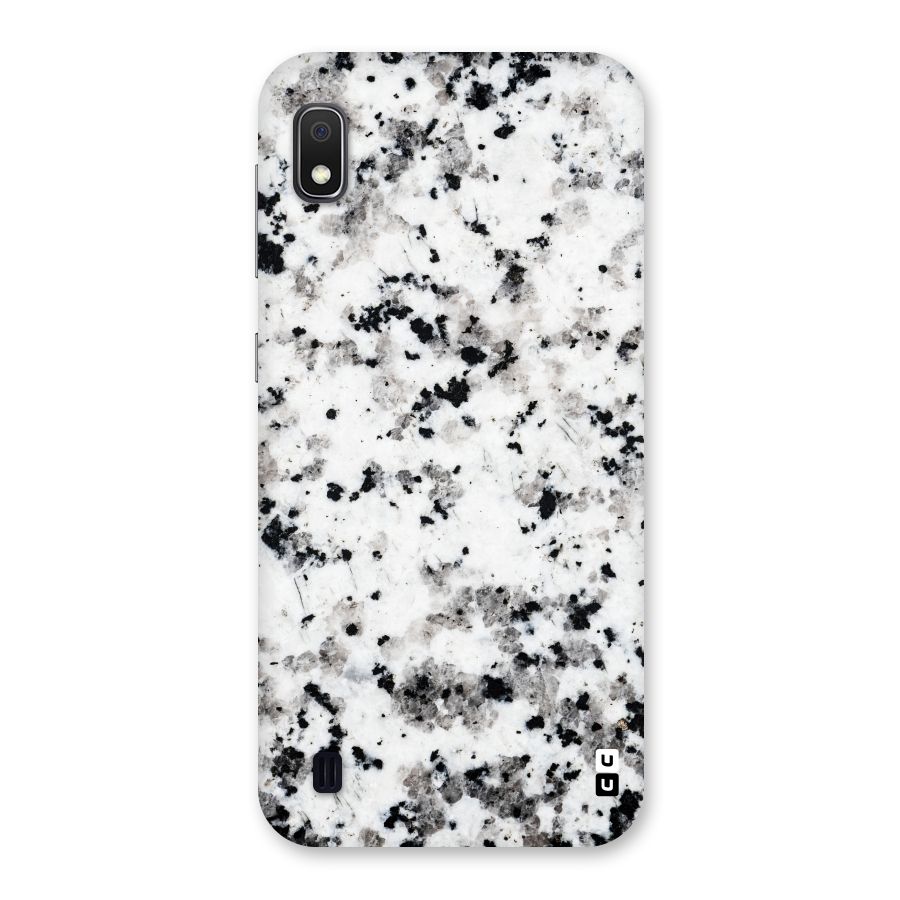 Charcoal Spots Marble Back Case for Galaxy A10