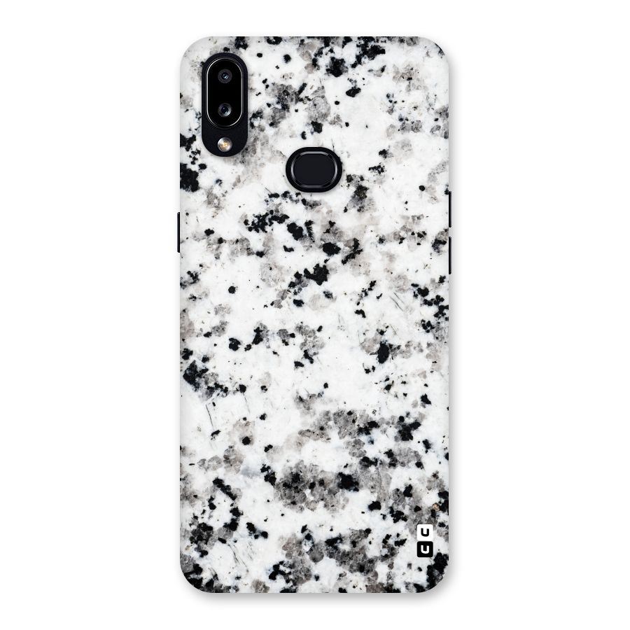 Charcoal Spots Marble Back Case for Galaxy A10s