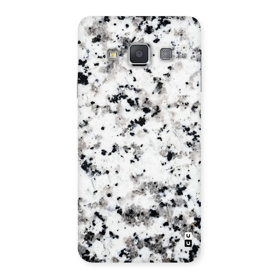Charcoal Spots Marble Back Case for Galaxy A3