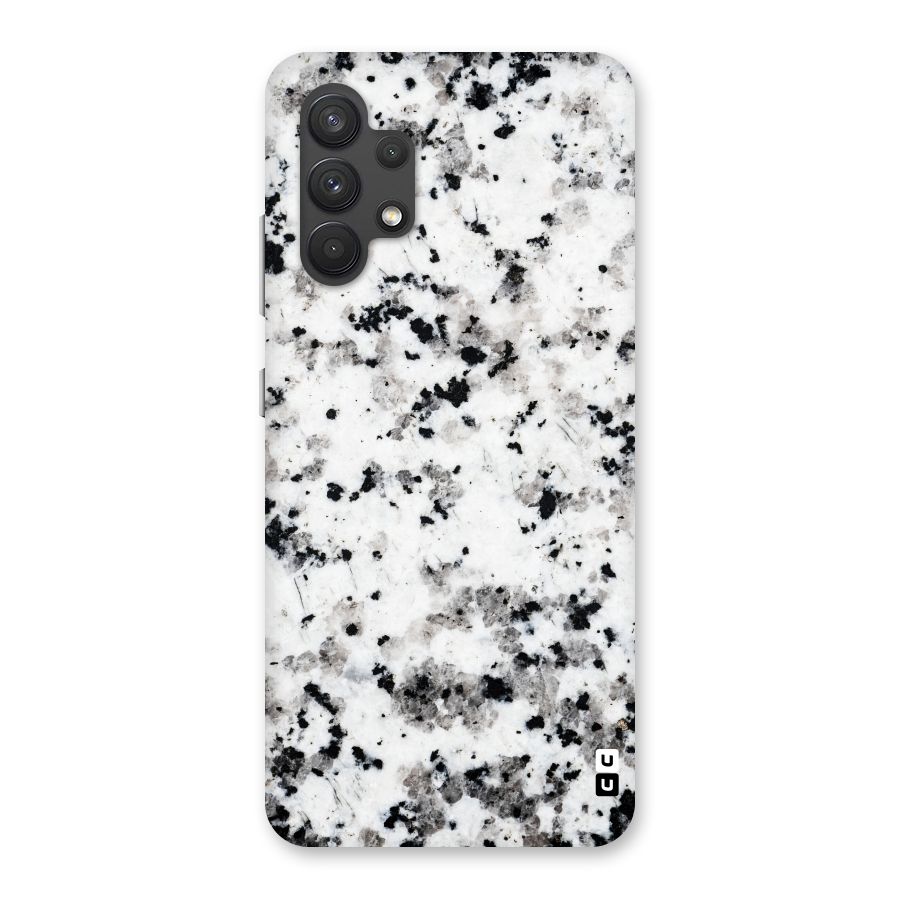 Charcoal Spots Marble Back Case for Galaxy A32
