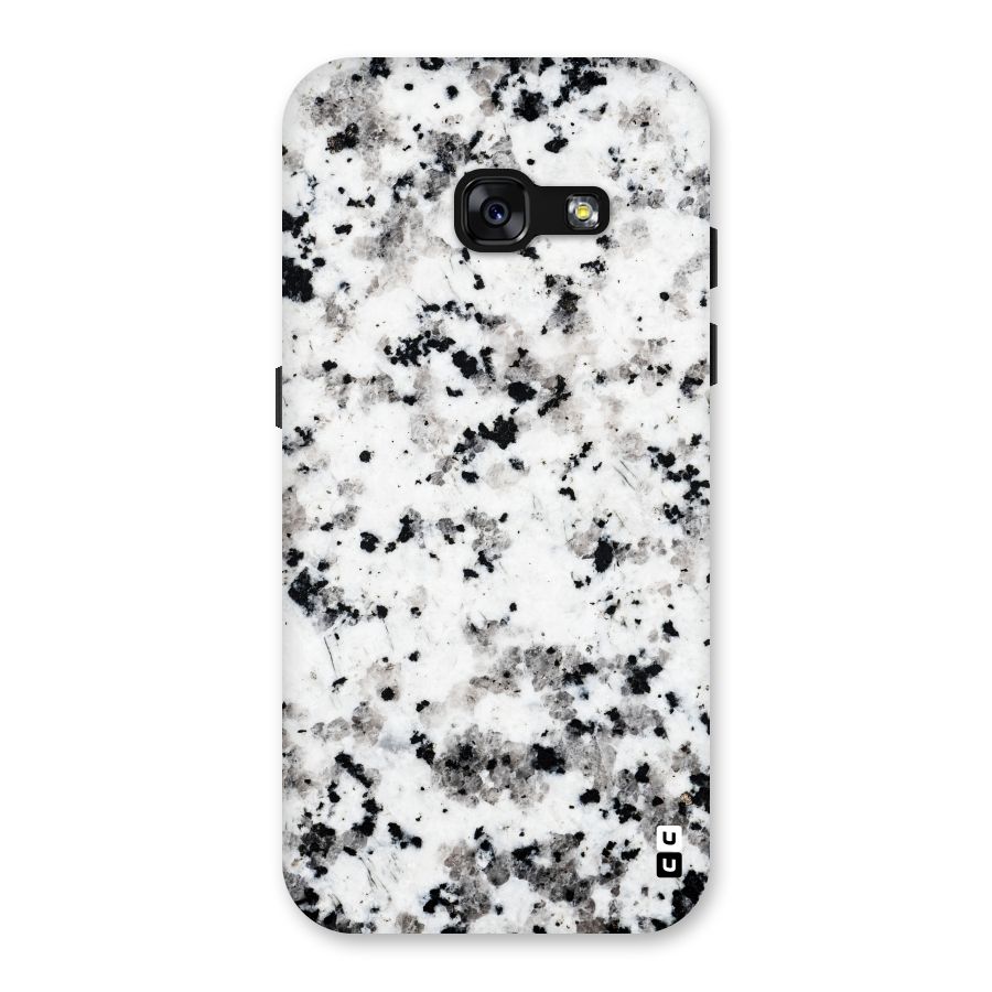 Charcoal Spots Marble Back Case for Galaxy A3 (2017)