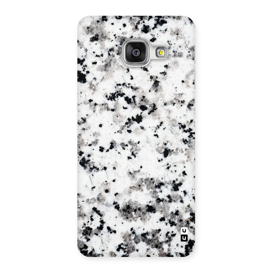 Charcoal Spots Marble Back Case for Galaxy A3 2016