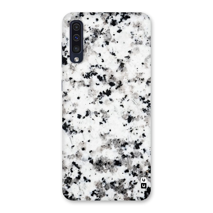 Charcoal Spots Marble Back Case for Galaxy A50s