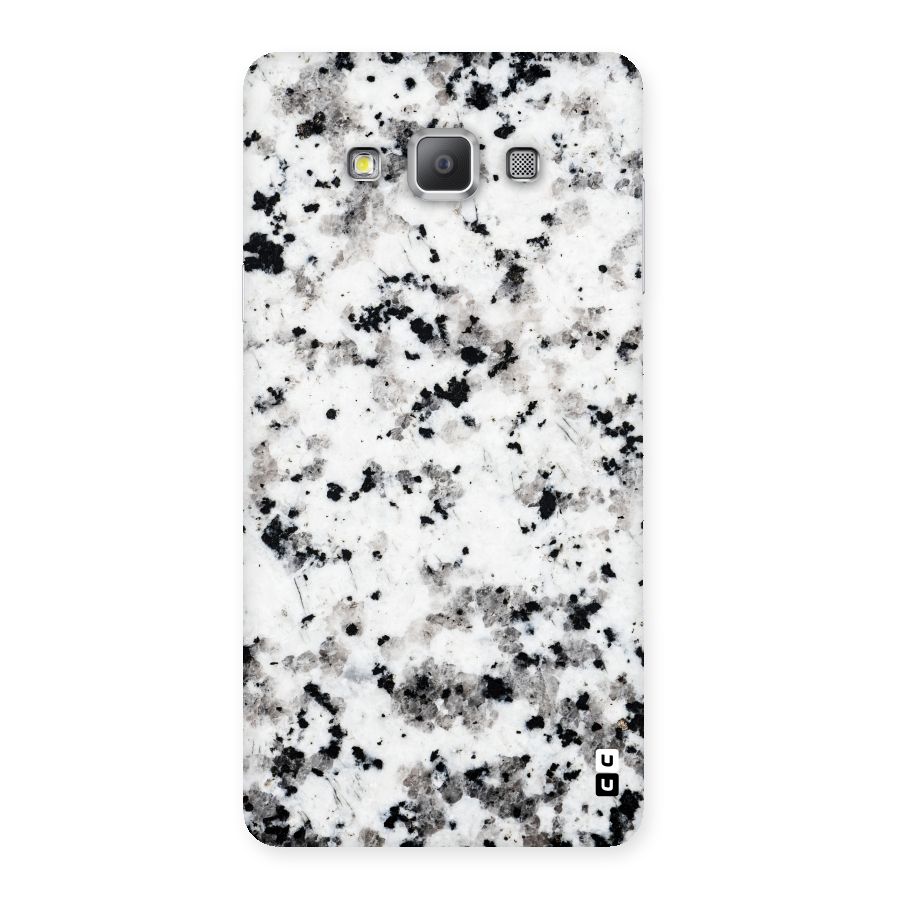 Charcoal Spots Marble Back Case for Galaxy A7