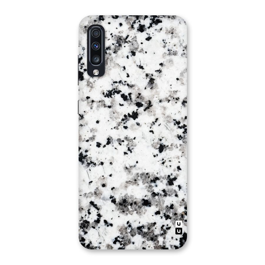Charcoal Spots Marble Back Case for Galaxy A70