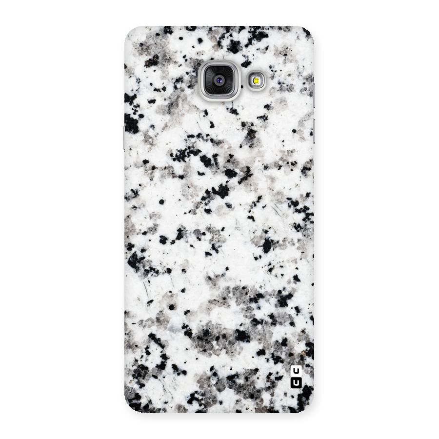 Charcoal Spots Marble Back Case for Galaxy A7 2016