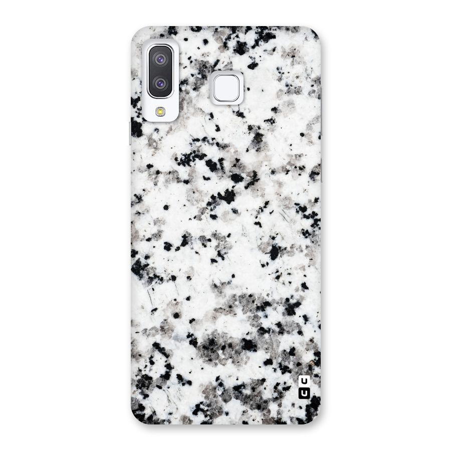 Charcoal Spots Marble Back Case for Galaxy A8 Star