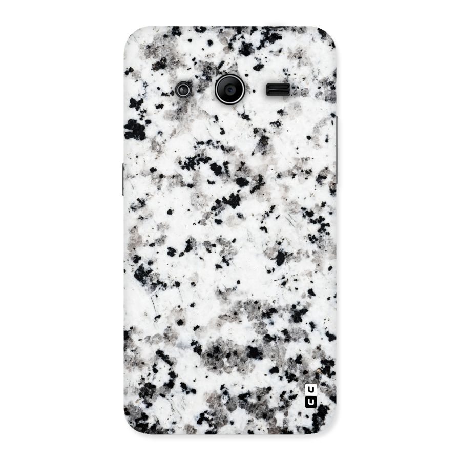 Charcoal Spots Marble Back Case for Galaxy Core 2