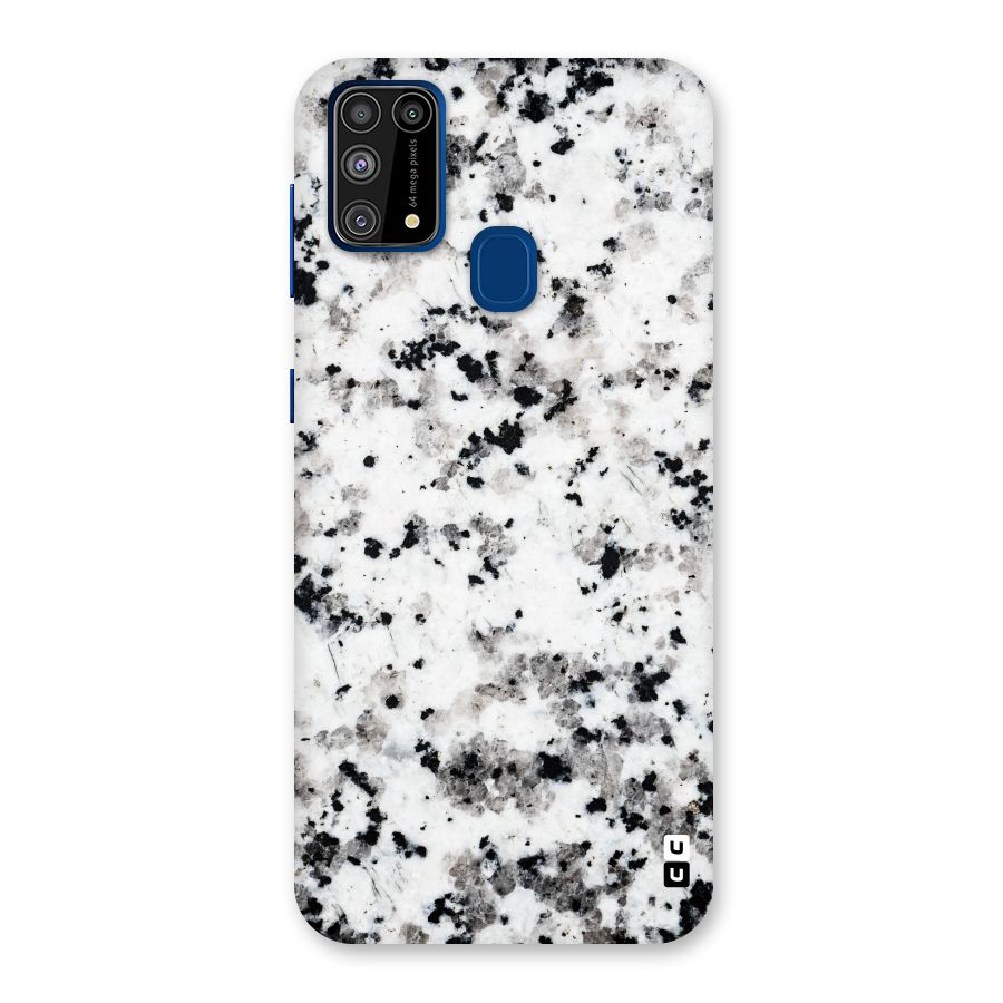 Charcoal Spots Marble Back Case for Galaxy F41