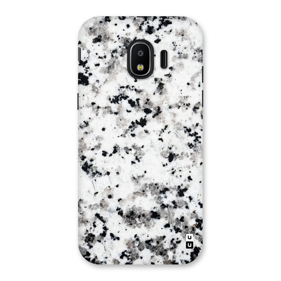 Charcoal Spots Marble Back Case for Galaxy J2 Pro 2018