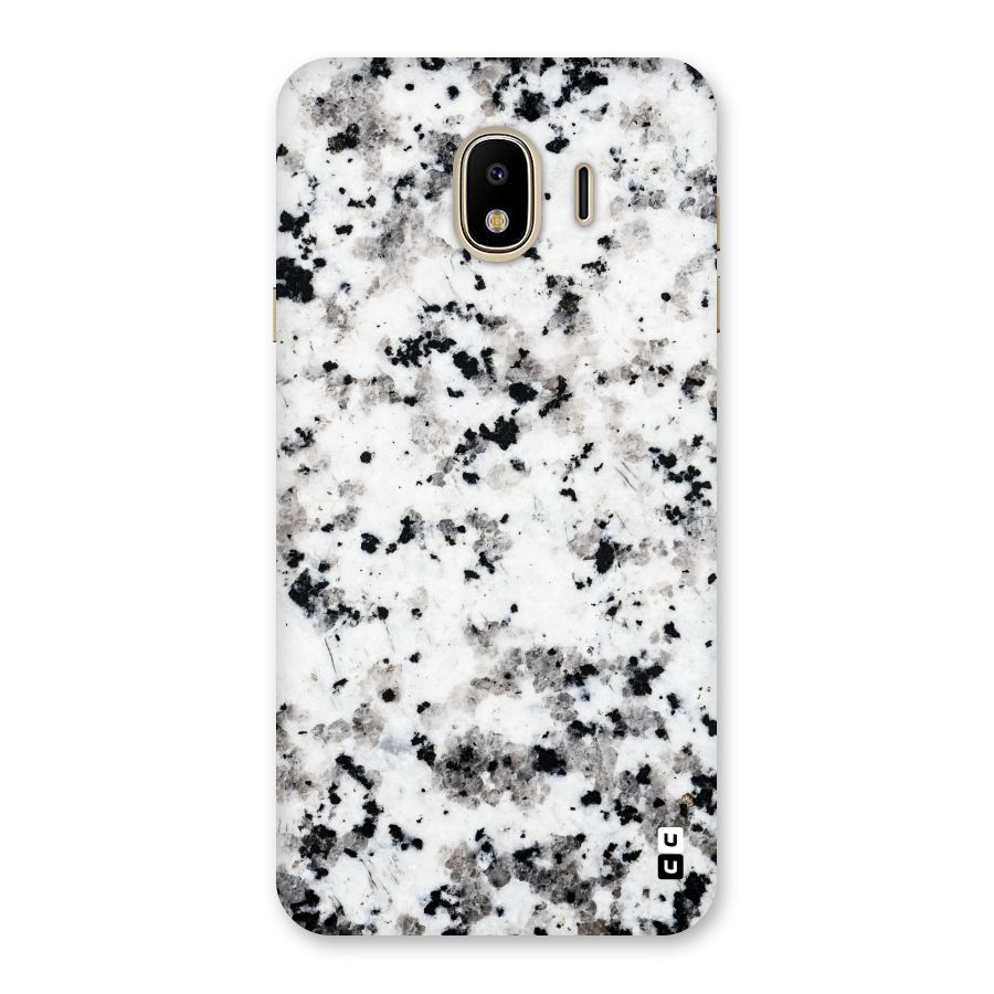 Charcoal Spots Marble Back Case for Galaxy J4