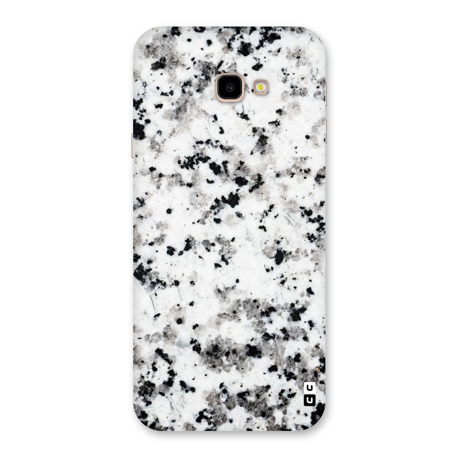 Charcoal Spots Marble Back Case for Galaxy J4 Plus