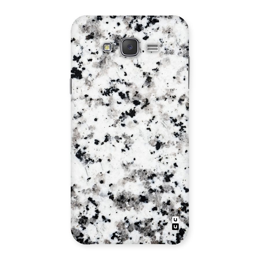Charcoal Spots Marble Back Case for Galaxy J7