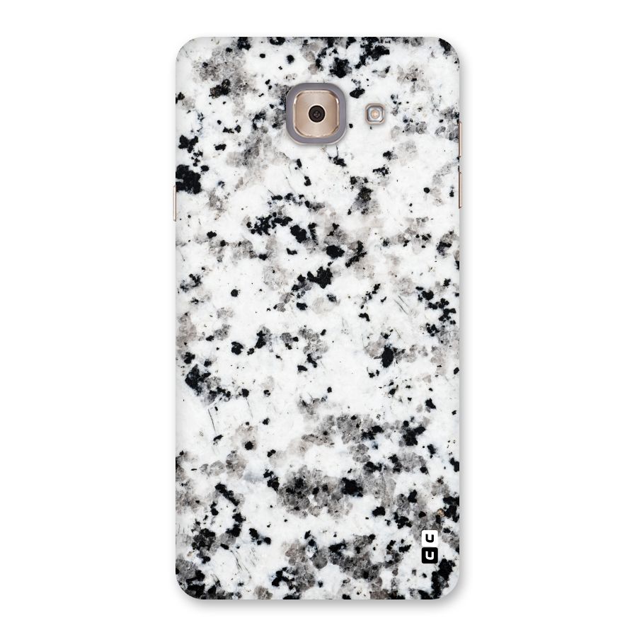 Charcoal Spots Marble Back Case for Galaxy J7 Max