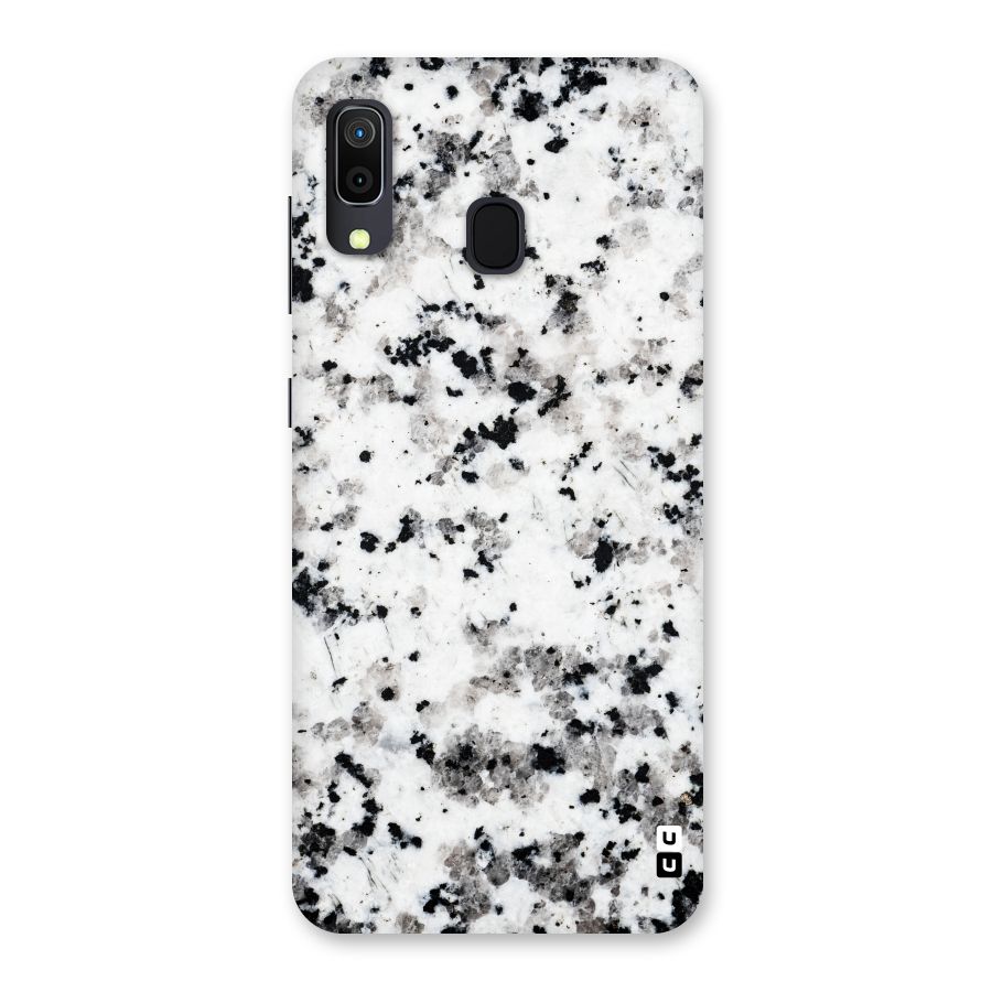 Charcoal Spots Marble Back Case for Galaxy M10s