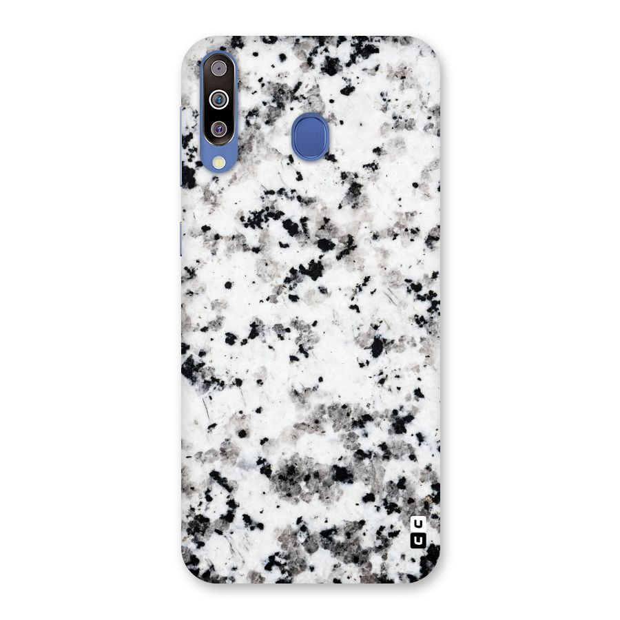 Charcoal Spots Marble Back Case for Galaxy M30