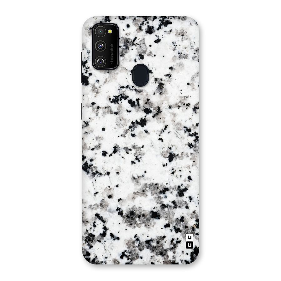 Charcoal Spots Marble Back Case for Galaxy M30s