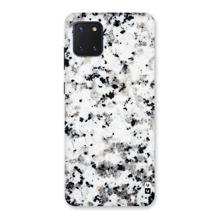 Charcoal Spots Marble Back Case for Galaxy Note 10 Lite