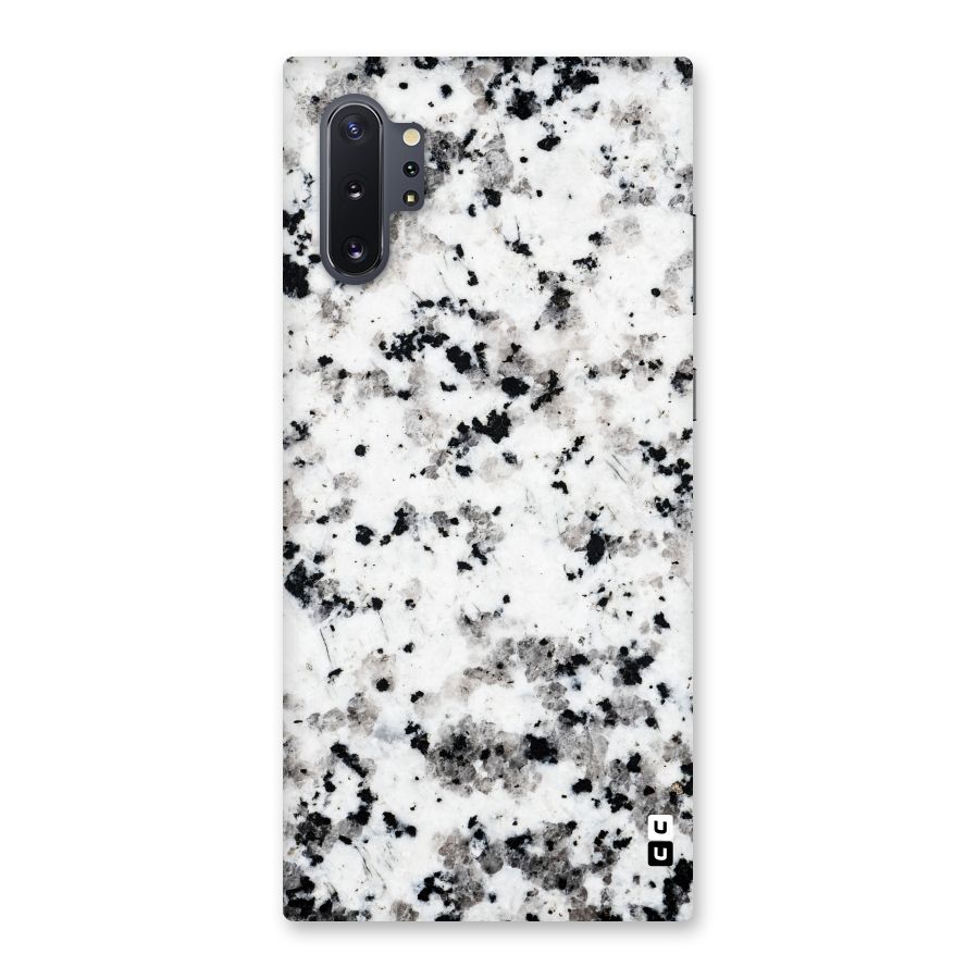 Charcoal Spots Marble Back Case for Galaxy Note 10 Plus