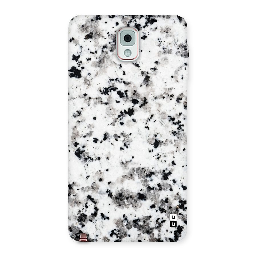 Charcoal Spots Marble Back Case for Galaxy Note 3
