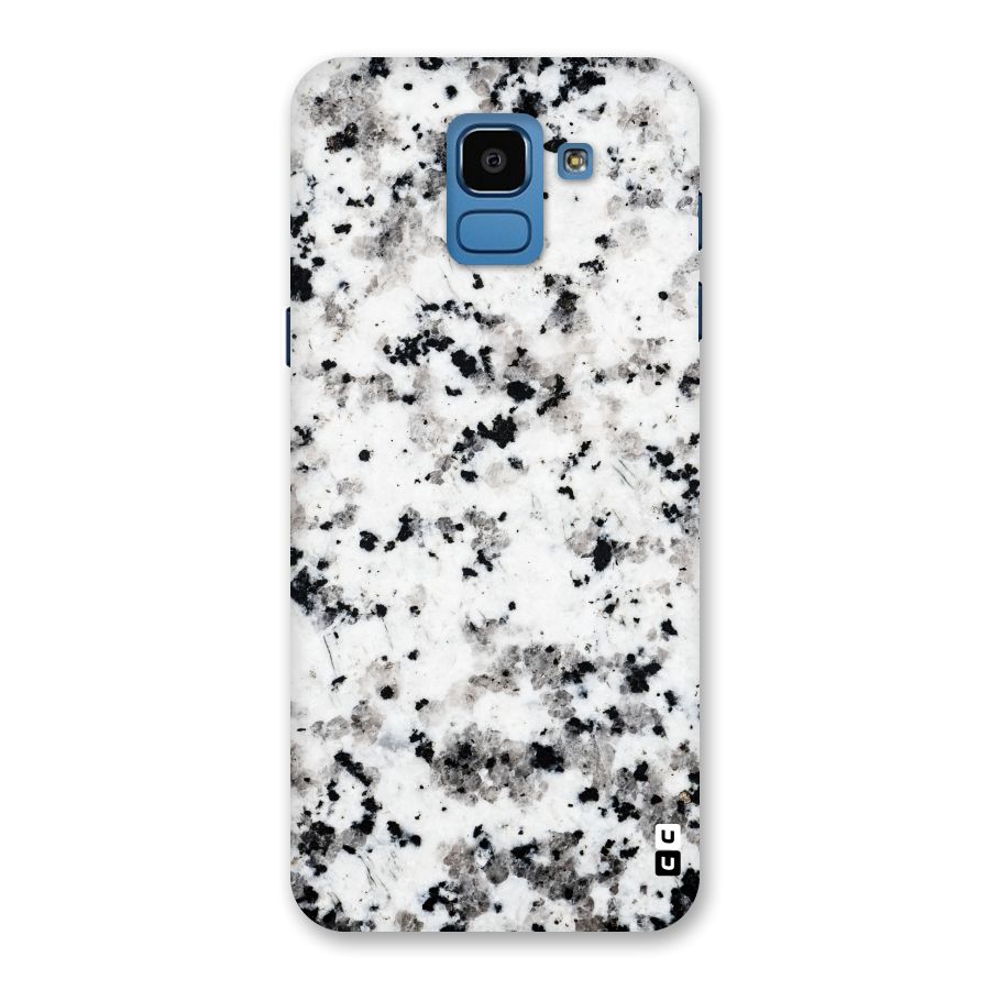 Charcoal Spots Marble Back Case for Galaxy On6