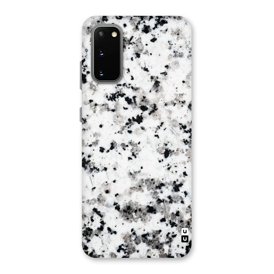 Charcoal Spots Marble Back Case for Galaxy S20