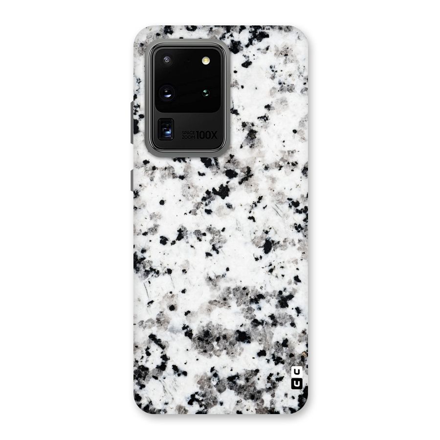 Charcoal Spots Marble Back Case for Galaxy S20 Ultra